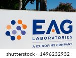 Small photo of EAG Laboratories A Eurofins company sign at the company office in Silicon Valley. EAG Laboratories is a global scientific services company - Santa Clara, CA, USA - Circa, 2019