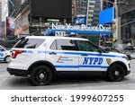 Nypd Police Vehicle Parked At...