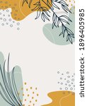 abstract organic vector shapes  ... | Shutterstock .eps vector #1896405985
