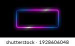 neon frame gradient purple pink ... | Shutterstock .eps vector #1928606048