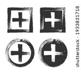 set of plus symbols. sign in... | Shutterstock .eps vector #1933831718