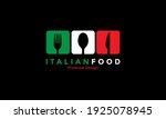 flags color italy with food... | Shutterstock .eps vector #1925078945