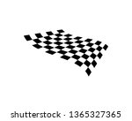 flag race vector icon | Shutterstock .eps vector #1365327365