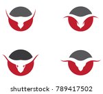 bull vector icon | Shutterstock .eps vector #789417502
