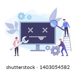 computer repair service web... | Shutterstock .eps vector #1403054582