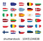 flags of the european union | Shutterstock .eps vector #1045134838
