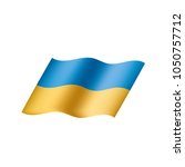 ukraine flag  vector... | Shutterstock .eps vector #1050757712