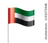 united arab emirates flag ... | Shutterstock .eps vector #1153275448