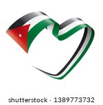 jordan flag  vector... | Shutterstock .eps vector #1389773732