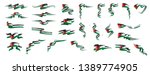 jordan flag  vector... | Shutterstock .eps vector #1389774905