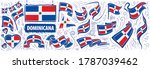 vector set of the national flag ... | Shutterstock .eps vector #1787039462