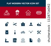 modern  simple vector icon set... | Shutterstock .eps vector #1128716042