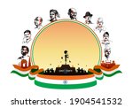 vector illustration of indian... | Shutterstock .eps vector #1904541532