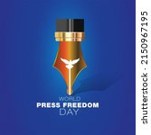 world press freedom day... | Shutterstock .eps vector #2150967195