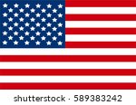 flag of the united states of... | Shutterstock .eps vector #589383242