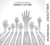 international human rights day... | Shutterstock .eps vector #1565277805