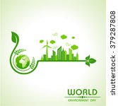 world environment day greeting... | Shutterstock .eps vector #379287808