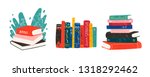 world book day. various books.... | Shutterstock .eps vector #1318292462