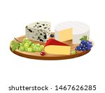 Various Types Of Cheese With...