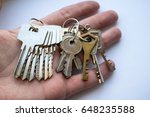 A Bunch Of Door Keys On Hand