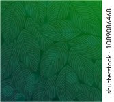 leaf green color pattern design ... | Shutterstock .eps vector #1089086468