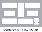 set of blank ticket mockup... | Shutterstock .eps vector #1557727205