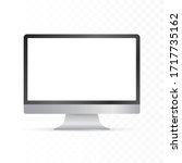 computer display isolated in... | Shutterstock .eps vector #1717735162