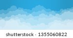 sky and clouds  beautiful... | Shutterstock .eps vector #1355060822