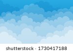 sky and clouds  beautiful... | Shutterstock .eps vector #1730417188