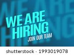 we are hiring. isolated object. ... | Shutterstock .eps vector #1993019078