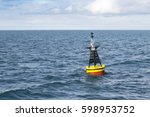 Lonely Buoy In Ocean