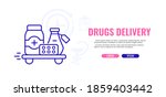 medication delivery service... | Shutterstock .eps vector #1859403442