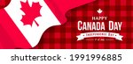 happy canada day banner vector... | Shutterstock .eps vector #1991996885