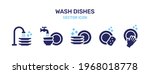 wash dishes icon. cleanliness... | Shutterstock .eps vector #1968018778
