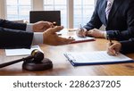 Small photo of Trading documents and joint venture documents are brought to the investors to sign together within the legal counsel's office because the documents to be signed must be witnessed with the signing.