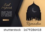 happy ramadan mubarak greeting... | Shutterstock .eps vector #1679286418