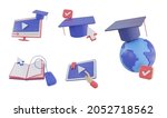 online education 3d... | Shutterstock . vector #2052718562