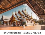 Small photo of Wat Phrathat Pu Jae buddha and Huai Mae Toek lake in Phrae province, Thailand