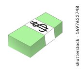 Stacks of hundred dollar bills, cash vector clipart image - Free stock ...