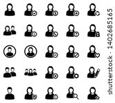 users   group icon set   2 ... | Shutterstock .eps vector #1402685165