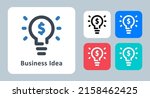 business idea icon   vector... | Shutterstock .eps vector #2158462425
