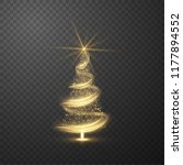 Christmas Shiny Tree Background ...