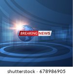news vector background ... | Shutterstock .eps vector #678986905