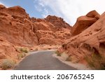 Scenic Road In Valley Of Fire...