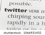The Word twitter Close Up