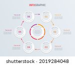 red timeline infographic design ... | Shutterstock .eps vector #2019284048