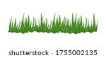 grass design element  green and ... | Shutterstock .eps vector #1755002135