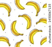 Bananas Seamless Pattern On A...
