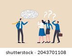 ramble  confused explanation or ... | Shutterstock .eps vector #2043701108
