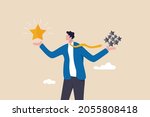 quality vs quantity  management ... | Shutterstock .eps vector #2055808418